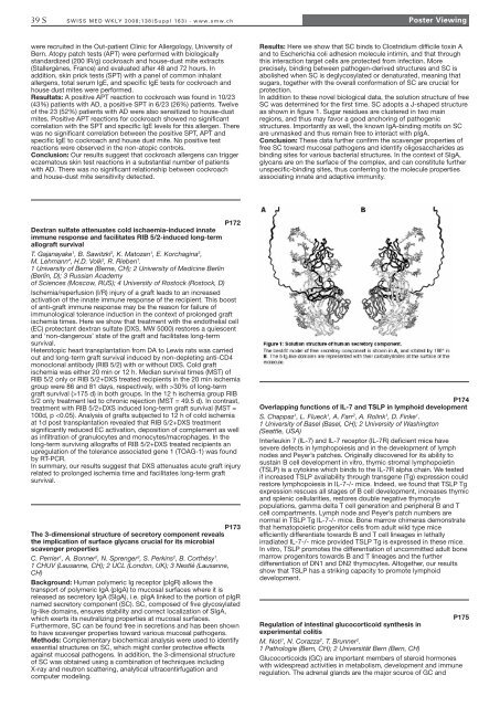 Supplementum 163 - Swiss Medical Weekly