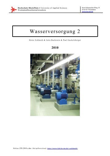 WaVers 2 2010 c.pdf - Hochschule RheinMain