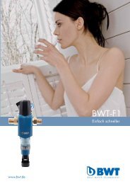 BWT-F1 - Prospekt - bei BWT Wassertechnik GmbH
