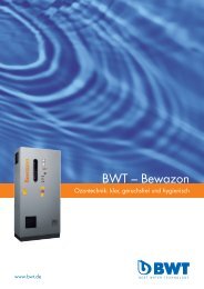 09709 BWT Bewazon.indd - bei BWT Wassertechnik GmbH
