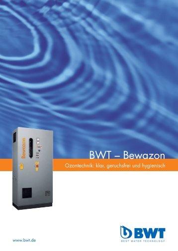 09709 BWT Bewazon.indd - bei BWT Wassertechnik GmbH