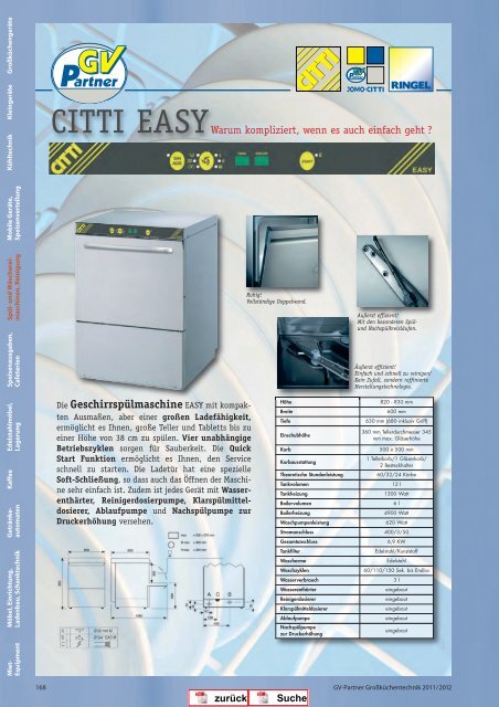 Der Katalog zum Download, PDF 0 - CITTI Großküchentechnik