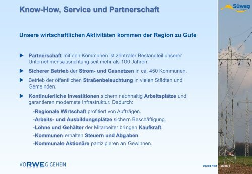 Ihr zuverlässiger Partner in der Region- Süwag Netzsparte - FGE