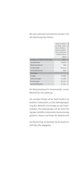 Geschäftsbericht 2011 - Stadtwerke Frankfurt am Main