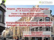 Energieeffizienz im historischen Stadtquartier Göttingen - 100 ...