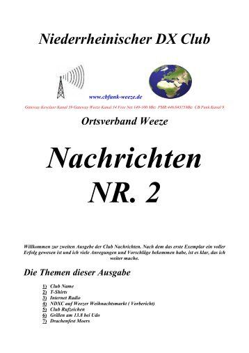 Niederrheinischer DX Club - CBFUNK-Weeze