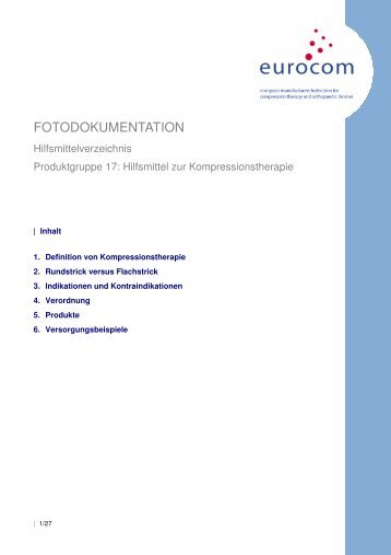 Fotodokumentation Produktgruppe 17 - eurocom