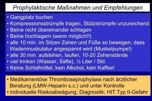 Grundlagen der Gerinnungsphysiologie, Thrombophilie und ...