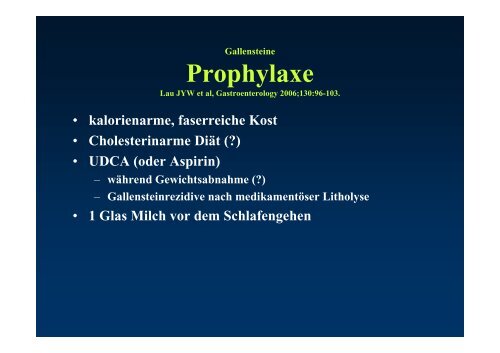 Gallensteine - Praxis Dr. Carl Oneta in Winterthur