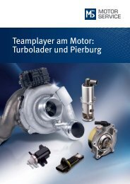 Teamplayer am Motor: Turbolader und Pierburg - MS Motor Service ...