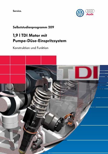 Selbststudienprogramm Nr.209 / 1,9 l TDI Motor mit Pumpe ... - selfhost