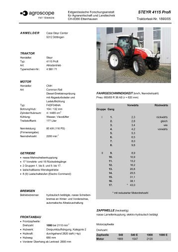 STEYR 4115 Profi