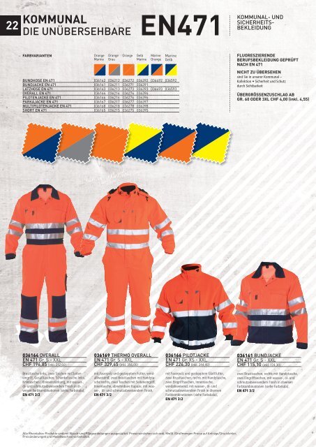 Rheintaltex Berufsbekleidung Katalog 2011/2012