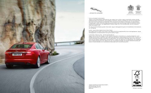 Preisliste Jaguar XF - Schwabengarage AG