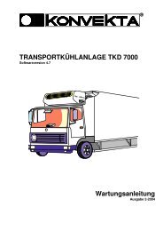 Wartungsanleitung TKD7000 - Konvekta