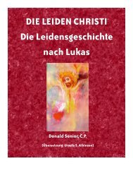 DIE LEIDEN CHRISTI Die Leidensgeschichte nach ... - Passionisten