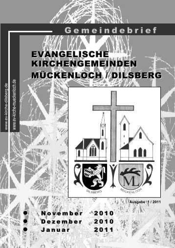 Gemeindebrief 01 2011 Internet - Evangelische Kirche Dilsberg