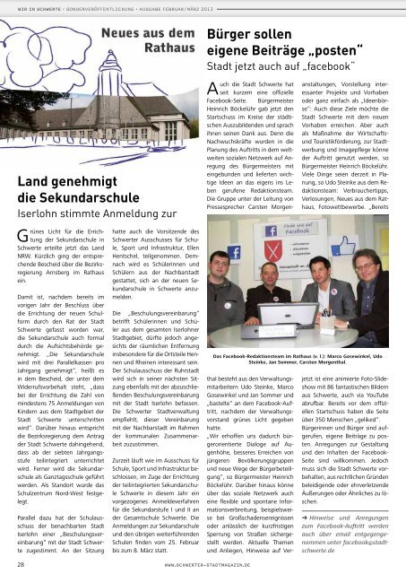 Wir in Schwerte - Dortmunder & Schwerter Stadtmagazine