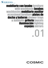 mobiliario con lavabo furniture with washbasinlavabos ... - Sanikal.eu