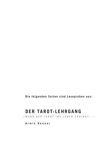 DER TAROT-LEHRGANG - Armin Denner