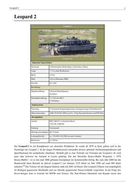 Leopard 2 - GFJ-Hosting.de