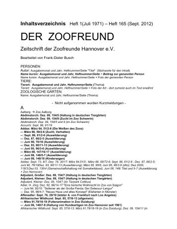 herunterladbar als PDF - Zoofreunde Hannover