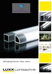 LED Lighting Fixtures - alluxx - deluxx - Luxx Lichttechnik GmbH
