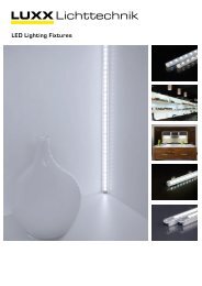 LUXX Lichttechnik - LED Lighting Fixtures - Luxx Lichttechnik GmbH