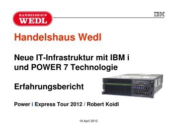Wedl Handels GmbH (PDF, 2MB) - IBM