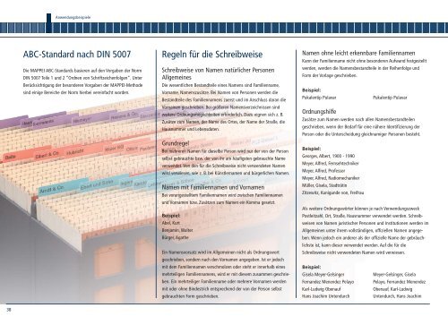 ABC-Standards - Mappei