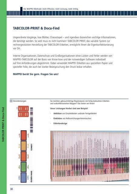 Gesamtprogramm - Mappei