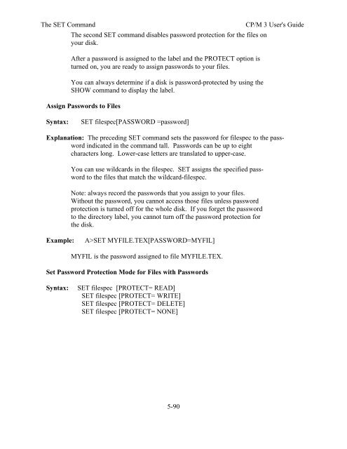 DIGITAL RESEARCH(r) CP/M Plus TM (CP/M Version 3) Operating ...