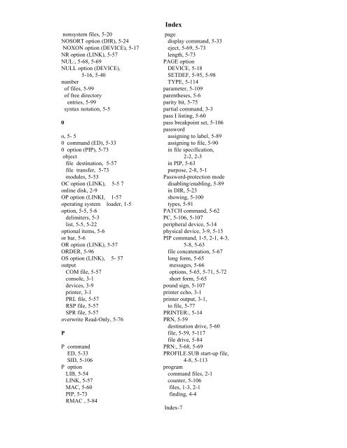 DIGITAL RESEARCH(r) CP/M Plus TM (CP/M Version 3) Operating ...