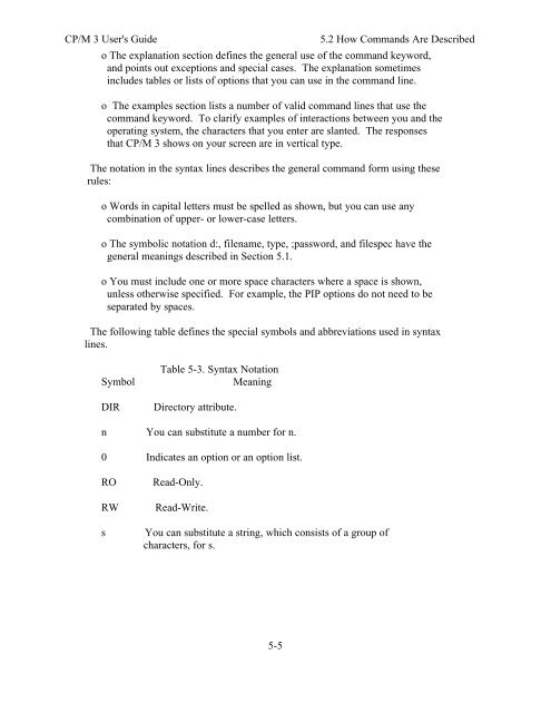 DIGITAL RESEARCH(r) CP/M Plus TM (CP/M Version 3) Operating ...