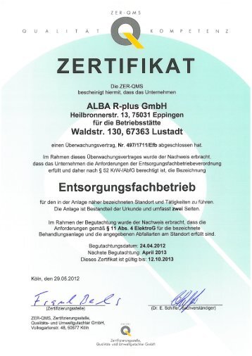 ALBA R-plus GmbH