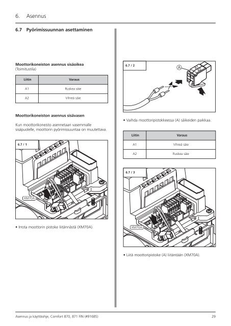 Comfort 870, 871 / Control x.81 - Marantec Antriebs