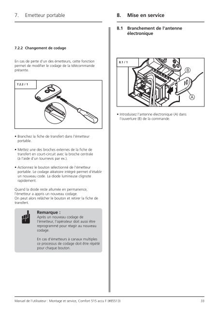 Comfort 515 accu / Control x.51 accu - Marantec