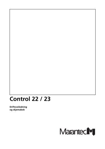 Figurer for styringen Control 22 / 23 - Marantec