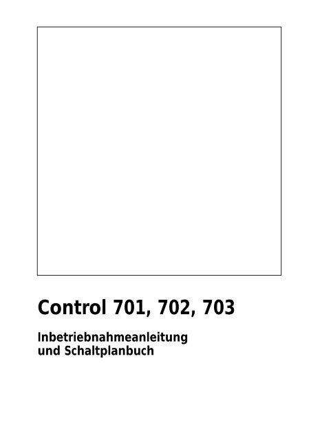 Control 701, 702,  703 - Marantec