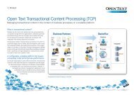 Open Text Transactional Content Processing (TCP) - Syconix