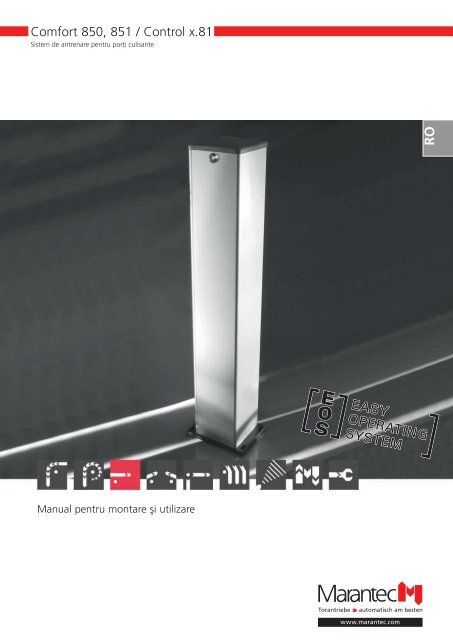 Comfort 850, 851 / Control x.81 - Marantec Antriebs