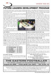 EFL R19 - Eastern Football League