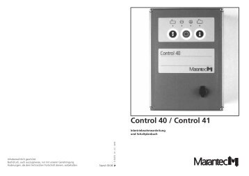 #Control 40 D - Marantec