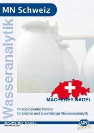 MACHEREY-NAGEL - Ihr kompetenter Partner in der ... - Imeth AG