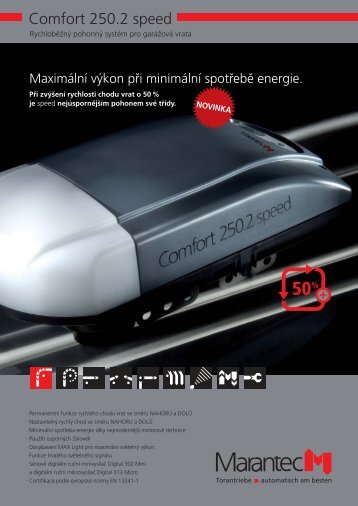 Comfort 250.2 speed Download (PDF, 0.79 MB) - Marantec