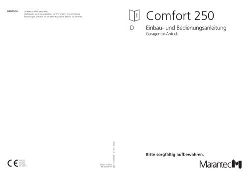 Comfort 250 - Marantec