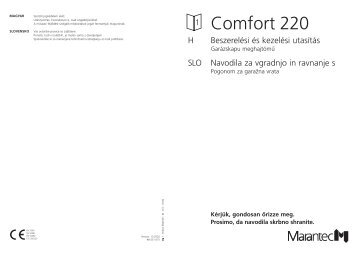 Comfort 220 - Marantec