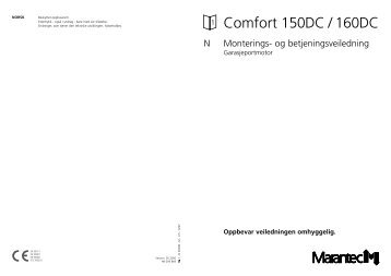 Comfort 150DC / 160DC - Marantec