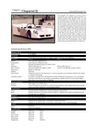 70 Chaparral 2J - Motorsports Almanac