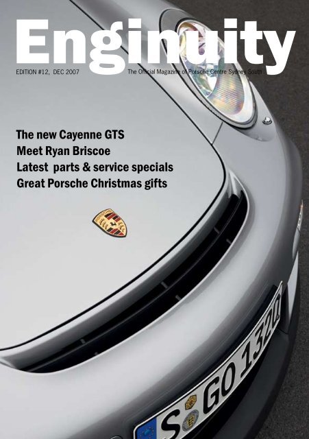 The New Cayenne GTS Meet Ryan Briscoe Latest - Porsche Centre ...